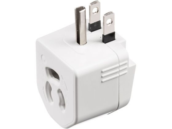 サンワサプライ 温度ヒューズ内蔵アダプタ TAP-AD15W サンワサプライ 温度ヒューズ内蔵アダプタ TAP-AD15W
