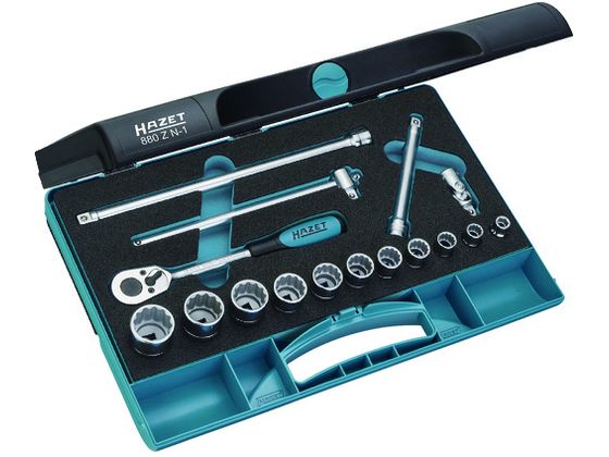HAZET ソケットレンチセット(12角タイプ・差込角9.5mm) 880ZN-1 HAZET ソケットレンチセット(12角タイプ・差込角9.5mm) 880ZN-1