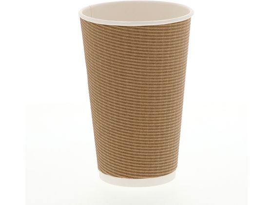 エコクラフト断熱カップ 16オンス 約480mL クラフト 25個 004533034 エコクラフト断熱カップ 16オンス 約480mL クラフト 25個 004533034