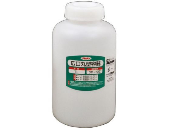 アサヒペン 広口丸型容器 1L 1028-28