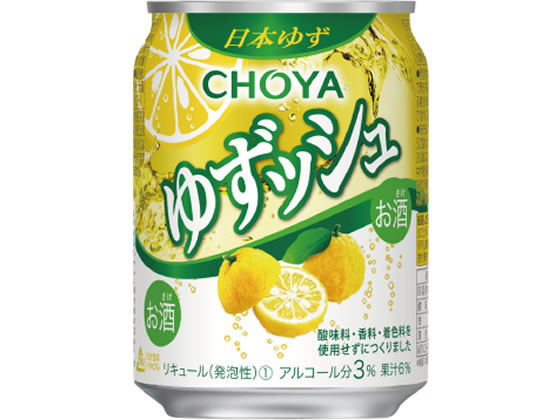 チョーヤ梅酒 The CHOYA ゆずッシュ 缶 3度 250mL