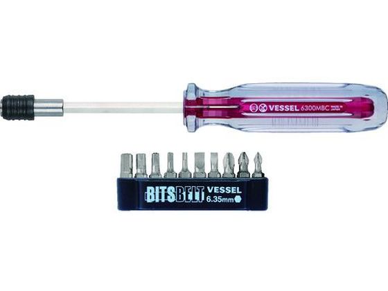 ベッセル ヘックスドライバーセット(ビット10本付) TD-6310HX TD-6310HX ベッセル ヘックスドライバーセット(ビット10本付) TD-6310HX TD-6310HX