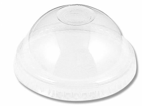 シモジマ ヘイコープラスチックカップ ドーム蓋 C穴 12・14・18OZ用 100コ