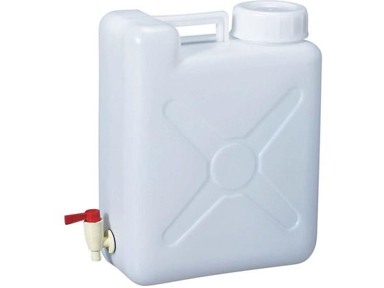 新潟精機 広口ヘンペイコック付ボトル 20L BS-C20L