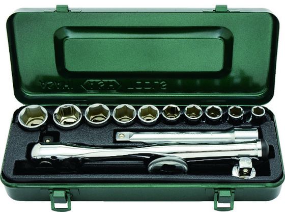 ASH レボウェイブ6角ソケットレンチセット12.7□×14PCS VJS4200 ASH レボウェイブ6角ソケットレンチセット12.7□×14PCS VJS4200