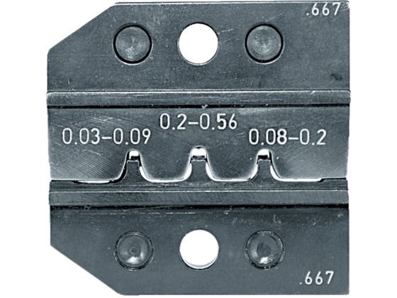 RENNSTEIG 圧着ダイス 624-667 ピンコンタクト 0.03-0.2 624-667-3-0