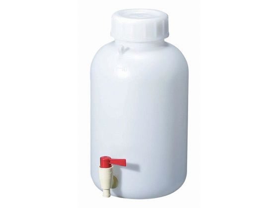 新潟精機 広口コック付ボトル 10L HBW-C10L