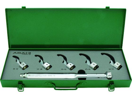 ASH トルクレンチ引掛スパナセットLC090N付 6pc LCK3000