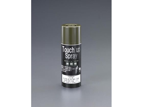 エスコ エナメルスプレー OD色 3分ツヤ 陸・海 300ml EA942EM-36