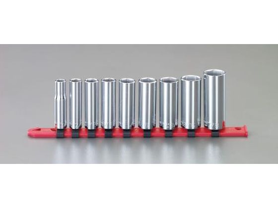 エスコ ディープソケットセット 3/8"DR EA618W-2 エスコ ディープソケットセット 3/8"DR EA618W-2