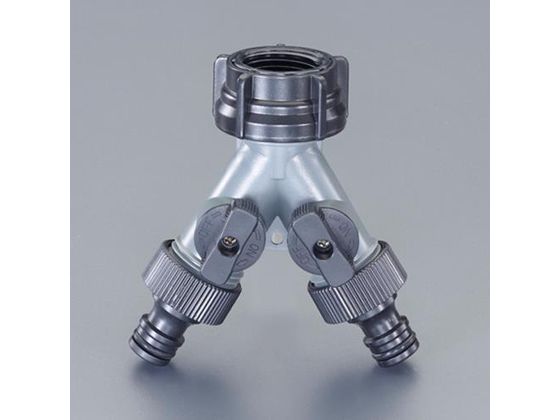 エスコ 二方コック付コネクター EA124LA-302 エスコ 二方コック付コネクター EA124LA-302