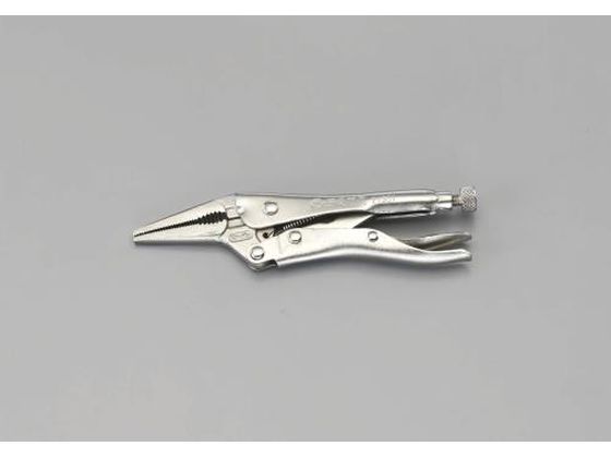 エスコ ロッキングプライヤー ロングノーズ 150mm EA682LC-6