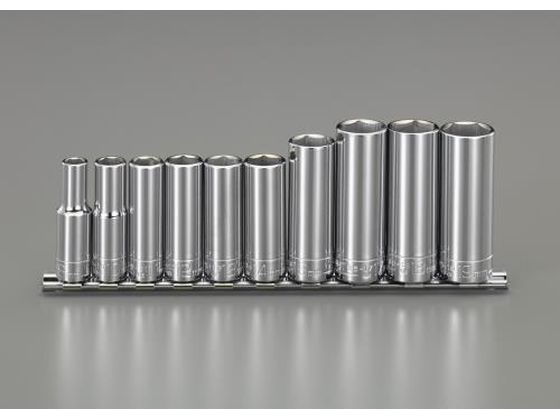 エスコ ディープソケットセット 3/8"DR EA618WB エスコ ディープソケットセット 3/8"DR EA618WB