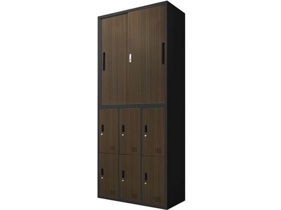 Netforce ファシル 引戸書庫 6人用ロッカー セット DBR Netforce ファシル 引戸書庫 6人用ロッカー セット DBR