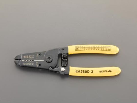 エスコ ワイヤーストリッパー 0.4-1.3mm EA580D-2
