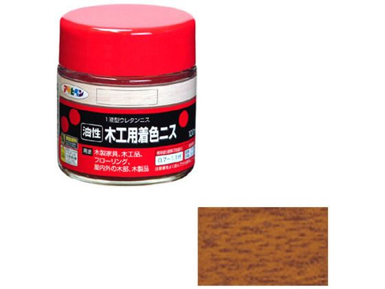 アサヒペン 木工用着色ニス 100ml ゴールデンオーク