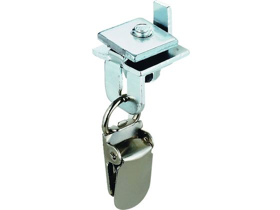 ●型番：9T40●品名：クリッパー付中間ストップ ●適合レール：D25レール ●寸法（mm）：21×25 ●全長（mm）：58．3●D25キャップストップ●スチール
