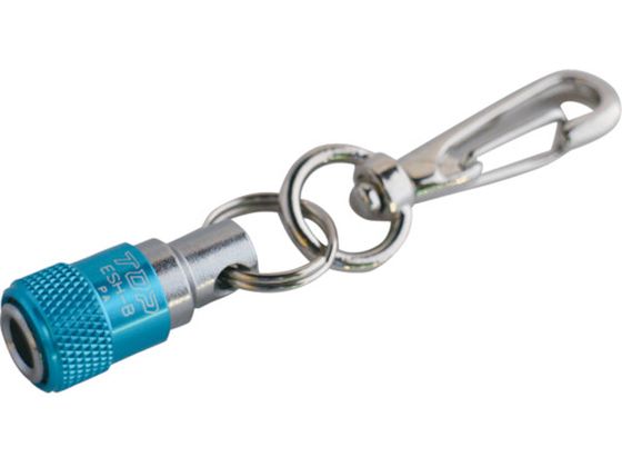 TOP 携帯用ソケットホルダー ナスカン付 ブルー ESH-BN