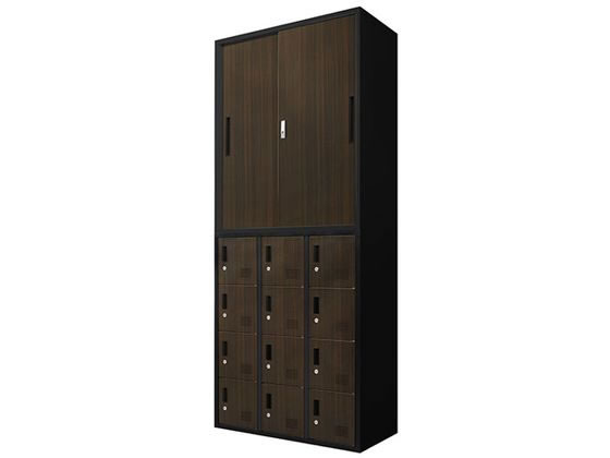 Netforce ファシル 引戸書庫 12人用ロッカー セット DBR Netforce ファシル 引戸書庫 12人用ロッカー セット DBR