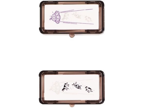 クツワ ハンココデコ UFOと牛 DE015F