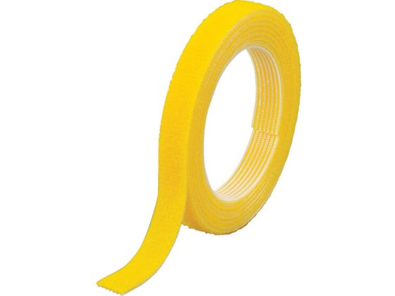 マジックバンド[[R下]]結束テープ両面 幅20mm×長さ10m黄