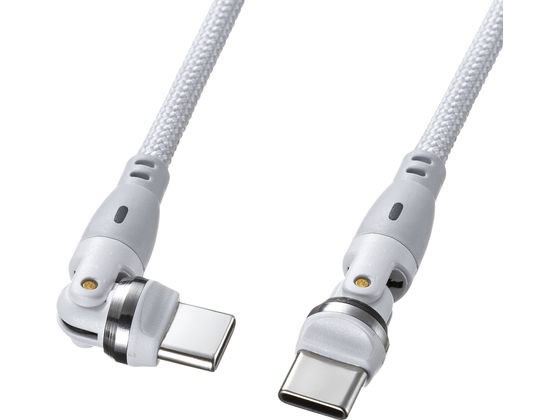 サンワサプライ USB2.0 Type-C コネクタ540度回転ケーブル 1m サンワサプライ USB2.0 Type-C コネクタ540度回転ケーブル 1m