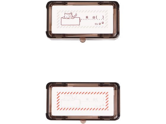 クツワ ハンココデコ お知らせねこ DE015K