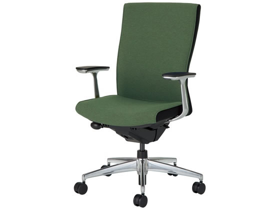 コクヨ プント アルミ脚ハイバック 肘有本体緑 CRGA2447F6KAQ6W コクヨ プント アルミ脚ハイバック 肘有本体緑 CRGA2447F6KAQ6W