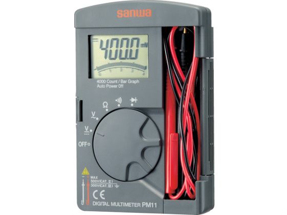 SANWA ポケット型デジタルマルチメータ PM11