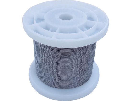 ニッサチェイン 透明コーティングワイヤロープ 0.85mm×100m TSY8V-CLR