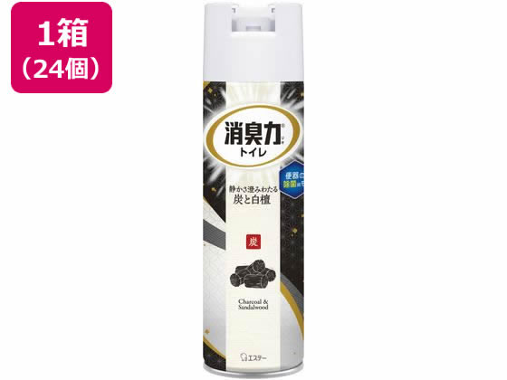 エステー トイレの消臭力スプレー 炭と白檀 365mL×24個