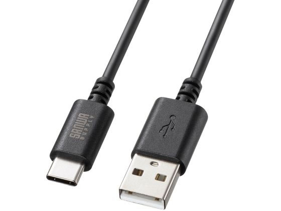 サンワサプライ USB 2.0 Type-Cケーブル(2m・ブラック) KU-CA20BK