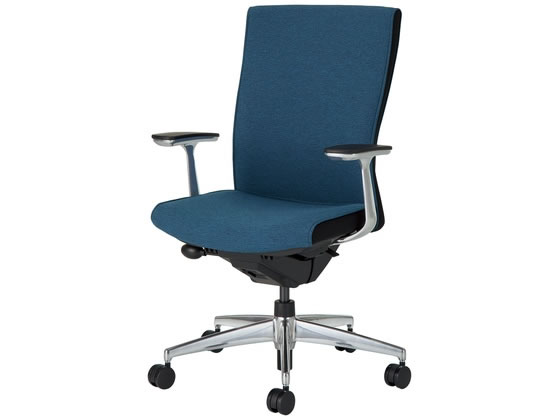 コクヨ プント アルミ脚 ハイバック 肘有 ネイビーCRGA2467F6KAT7W コクヨ プント アルミ脚 ハイバック 肘有 ネイビーCRGA2467F6KAT7W