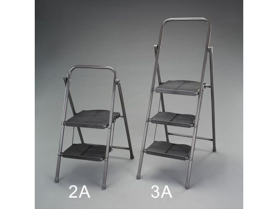 エスコ 踏台 スチール製 0.46m 2段 EA903RD-2A