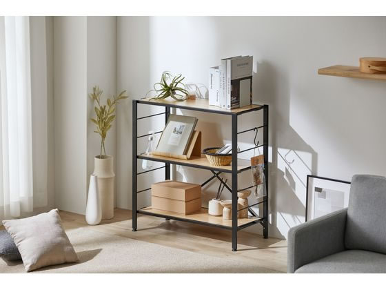 防カビ加工のスチールラック 組み立て簡単 防カビ加工のスチールラック 組み立てが簡単