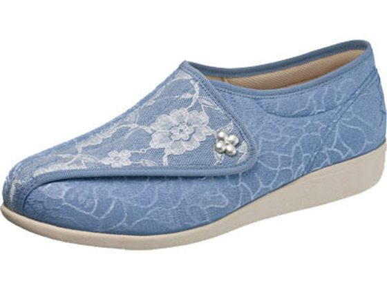 アサヒシューズ 快歩主義 L011 婦人用 ブルー ホワイト 24.0cm アサヒシューズ 快歩主義 L011 婦人用 ブルー ホワイト 24.0cm