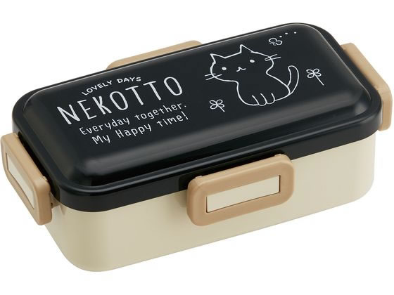 スケーター 抗菌 ふわっと 弁当箱 530ml ねこっと PFLB6AG