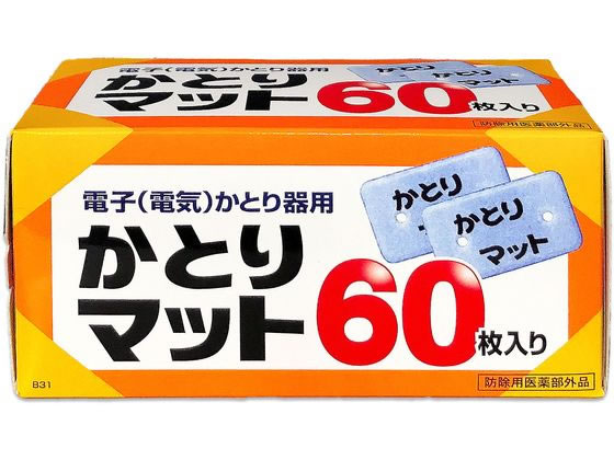 ライオンケミカル ライオン電子かとり器用マット 60枚 ライオンケミカル ライオン電子かとり器用マット 60枚