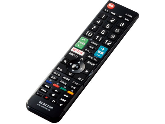 エレコム かんたんTVリモコン 東芝用 ブラック ERC-TV02BK-TO エレコム かんたんTVリモコン 東芝用 ブラック ERC-TV02BK-TO