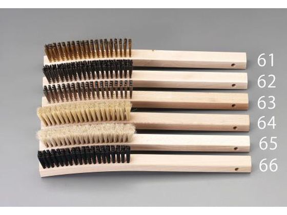 エスコ 長柄ブラシ ナイロン 線径0.45mm 28×350mm EA109BA-66