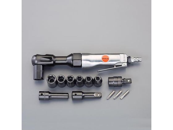 エスコ エアーラチェットレンチキット 1/2"DR 68.0Nm EA157PD エスコ エアーラチェットレンチキット 1/2"DR 68.0Nm EA157PD