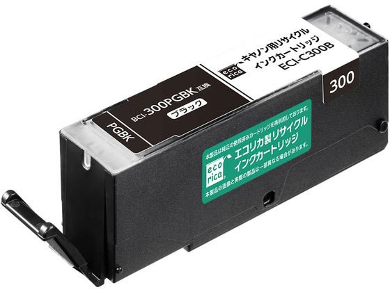 エコリカ キヤノン用 リサイクルインク ブラック ECI-C300B エコリカ キヤノン用 リサイクルインク ブラック ECI-C300B