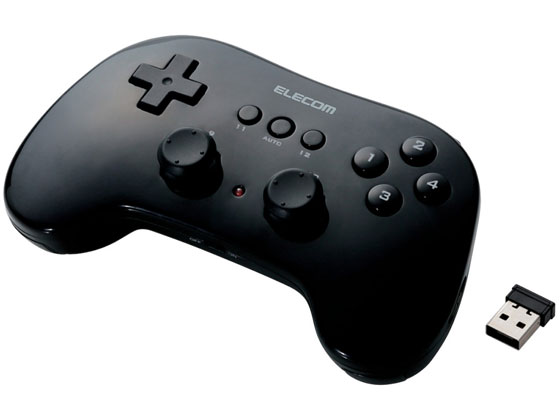 エレコム 小型軽量ワイヤレスゲームパッド JC-U3912TBK エレコム 小型軽量ワイヤレスゲームパッド JC-U3912TBK