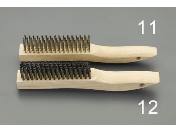 エスコ 柄付ブラシ ステンレス製 25×250mm EA109BD-11