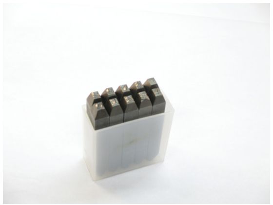 TRUSCO 逆数字刻印セット 2mm SKB-20 TRUSCO 逆数字刻印セット 2mm SKB-20