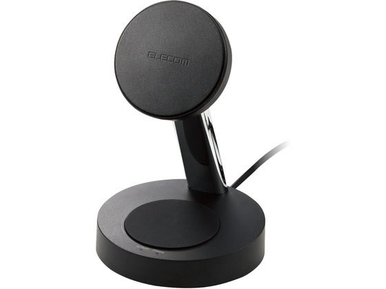 エレコム ワイヤレス充電器 7.5W+5W マグネット式 1.5m W-MS03BK エレコム ワイヤレス充電器 7.5W+5W マグネット式 1.5m W-MS03BK