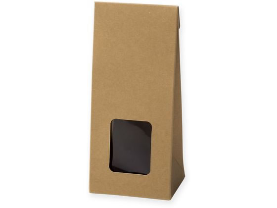 クラフトギフトBOX 窓付角底S 10枚 006897931 クラフトギフトBOX 窓付角底S 10枚 006897931