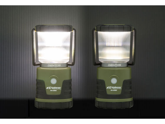 ジェントス LEDランタン 450lm 光色切替調光 EX-036Dが6,197円