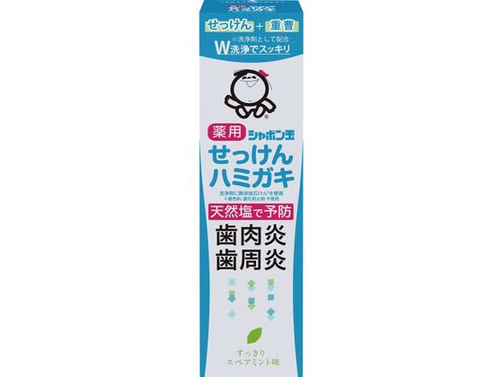 シャボン玉販売 シャボン玉薬用せっけんハミガキ80g