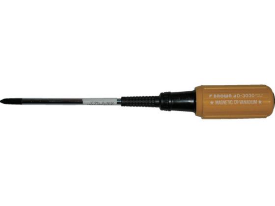 BROWN ラバーグリップドライバー D-3030-2-150 BROWN ラバーグリップドライバー D-3030-2-150
